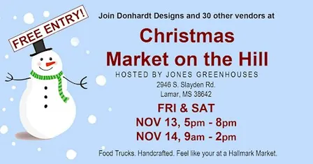 Christmas Market on the Hill (Slayden, MS)