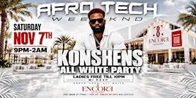 KONSHENS ALL WHITE AFRO TECH WEEKEND