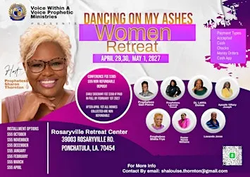 2027 Dancing On Your Ashes Women's Retreat
