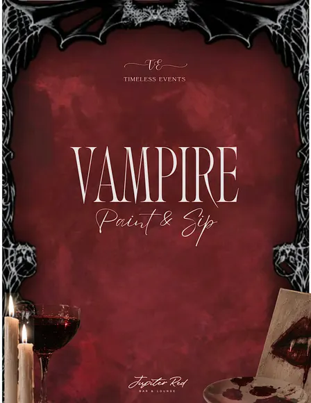 Vampire Paint & Sip
