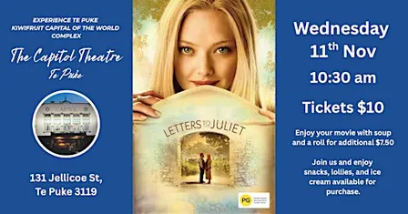 Letters To Juliet - Screening at the Capitol Theatre