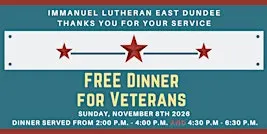 FREE Dinner for Veterans 2026