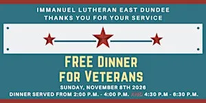 FREE Dinner for Veterans 2026