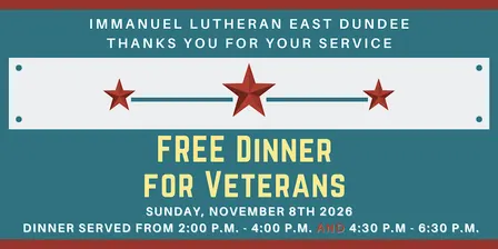 FREE Dinner for Veterans 2026