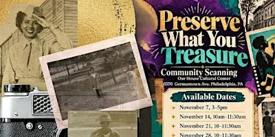 Preserve What You Treasure: Community Scanning & Photography Days