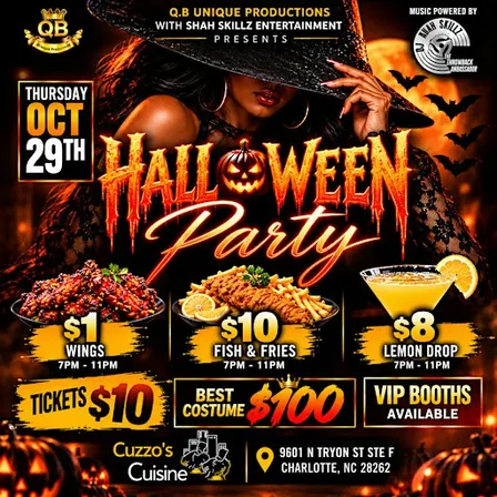 Halloween Party at Cuzzo’s Cuisine