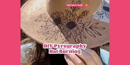 DIY Hat Burning | Pyrography Design Workshop