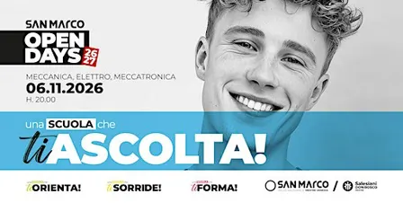 OPEN DAY / MECCANICA - ELETTRO - MECCATRONICA / 06.11.2026