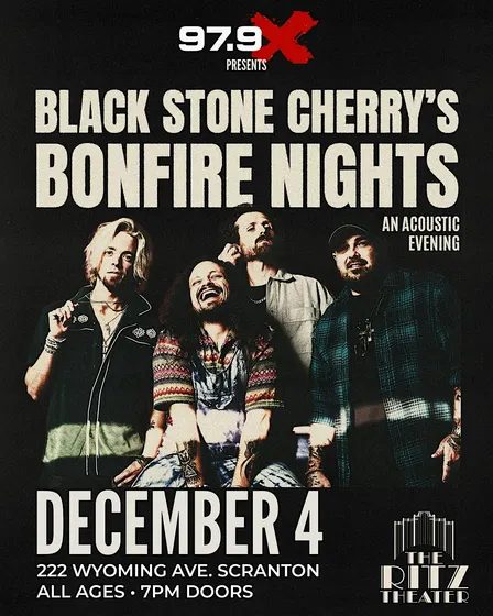 Black Stone Cherry's Bonfire Nights, Live at The Ritz Theater in Scranton!
