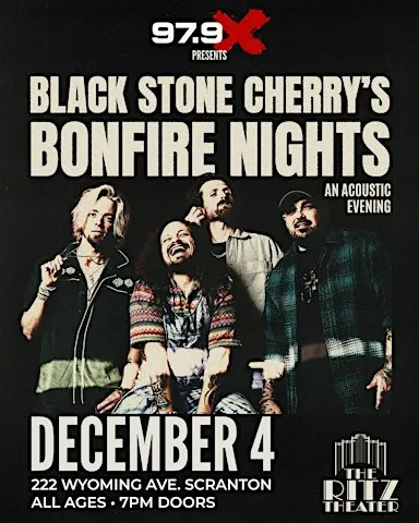 Black Stone Cherry's Bonfire Nights, Live at The Ritz Theater in Scranton!