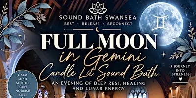 Full Moon in Gemini Candle Lit Sound Bath