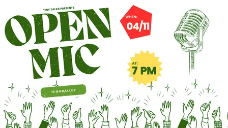 Tiny Talks Open Mic Night