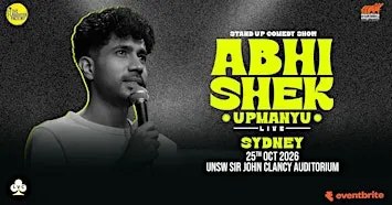 Abhishek Upmanyu Live Sydney