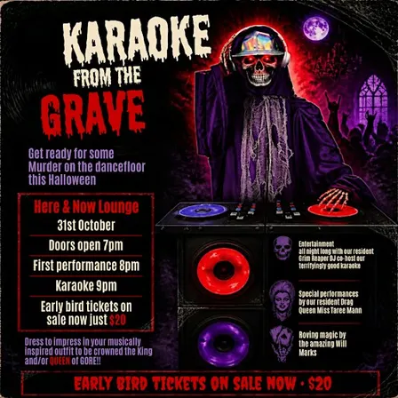 Karaoke from the Grave @ Here & Now
