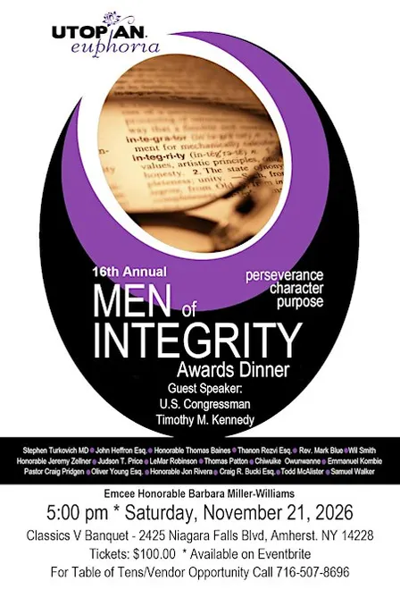 16th Annual Men of Integrity Awards Dinner