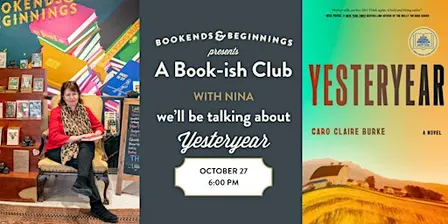 Let's Talk about YESTERYEAR: A book-ish club with Nina