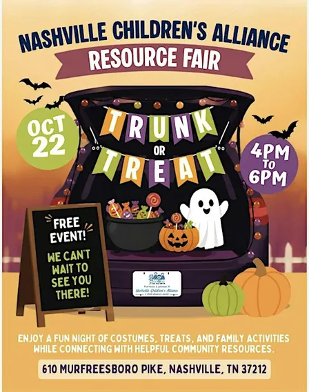 Nashville Children’s Alliance Trunk or Treat Resource Fair