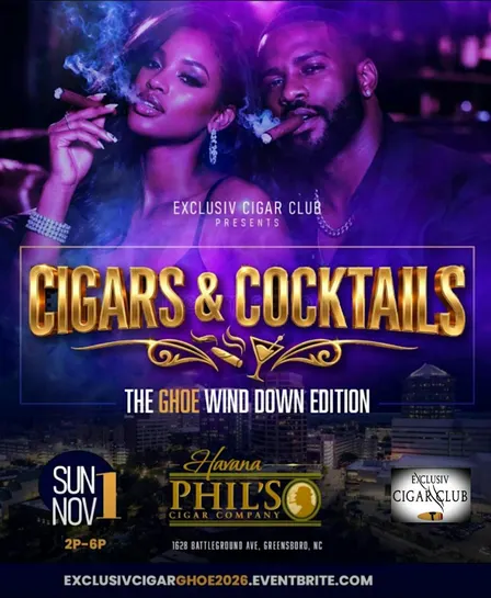 Exclusiv Cigar Club's - Cigars and Cocktails- GHOE Wind Down Edition