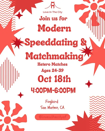 Modern Speed Dating | San Mateo| Ages 24-39