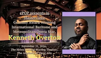 ePOP Presents: A Masterclass with Kenneth Overton