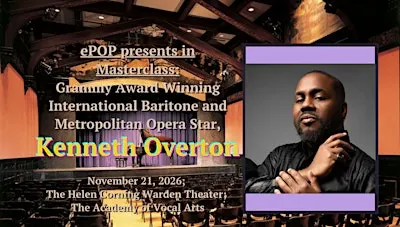 ePOP Presents: A Masterclass with Kenneth Overton