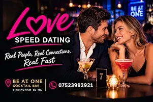 Birmingham Speed Dating Singles Night ages 21 to 39