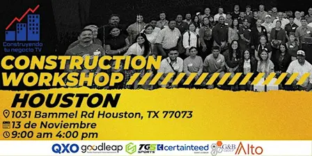 Construyendo tu Negocio Construction Workshop Houston.