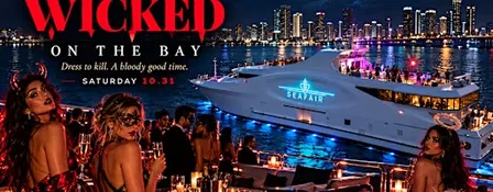 A Wicked Halloween on the Bay Aboard Seafair's Iconic Miami Megayacht