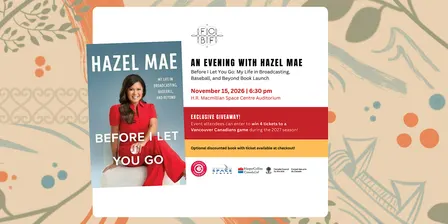 An Evening With Hazel Mae: Before I Let You Go Book Launch