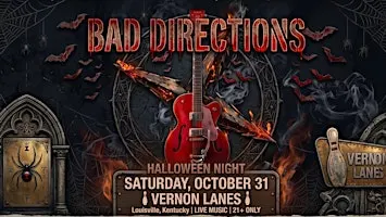 Louisville Halloween Party 2026: Bad Directions LIVE at Vernon Lanes