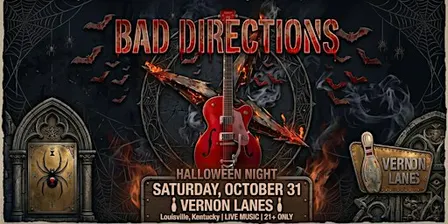 Louisville Halloween Party 2026: Bad Directions LIVE at Vernon Lanes