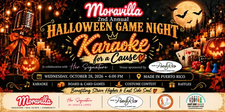 2nd Annual Moravilla Halloween Game Night: Karaoke for a Cause