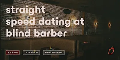 Friend or Flame Straight Speed Dating | Highland Park | 30s & 40s