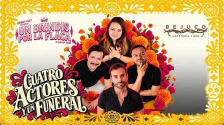 Cuatro actores y un funeral