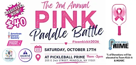 2nd Annual Pink Paddle Battle