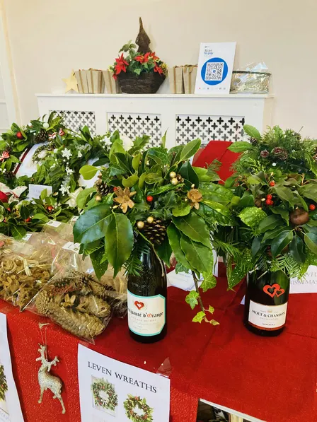 Autumn wreath making - Conker and  beech nut wreaths