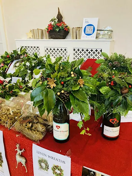 Autumn wreath making - Conker and  beech nut wreaths