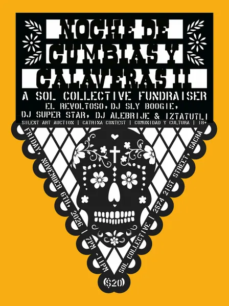 Noche de Cumbia & Calaveras. Fundraiser for Sol Collective