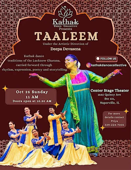 Taaleem - Presented by Kathak Dance Collective!