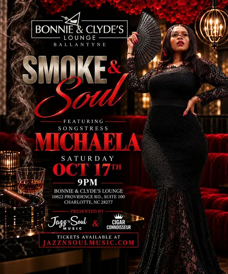 Smoke & Soul ft. Vocalist Michaela. Live R&B in Ballantyne!