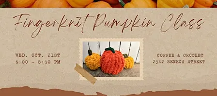 Fingerknit Pumpkin Class