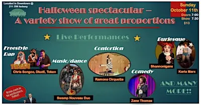 Variety Show w/ Sha McKenzie and Tony Mowe at Shanghai Tunnel Bar