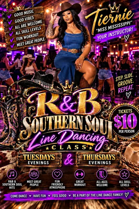 R&B Southern Soul Line Dancing Class