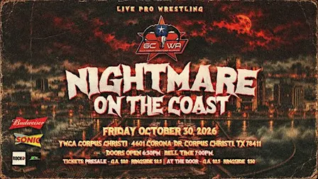GCWA Presents: Nightmare on the coast