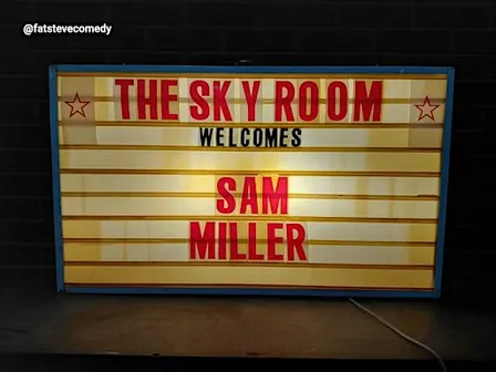 Sam Miller returns to the Skyroom in Bay City!!