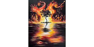 Fire Fall - Paint and Sip in Chicago | Classpop!™