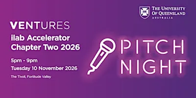 UQ's  ilab Pitch Night 2026