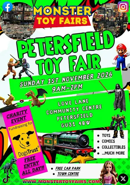 Petersfield Toy Fair - CHARITY EVENT for Dogs Trust