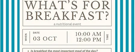 Decoding the Body's Language: What's for Breakfast?