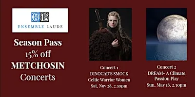 Season Pass - Metchosin Concerts with Ensemble Laude